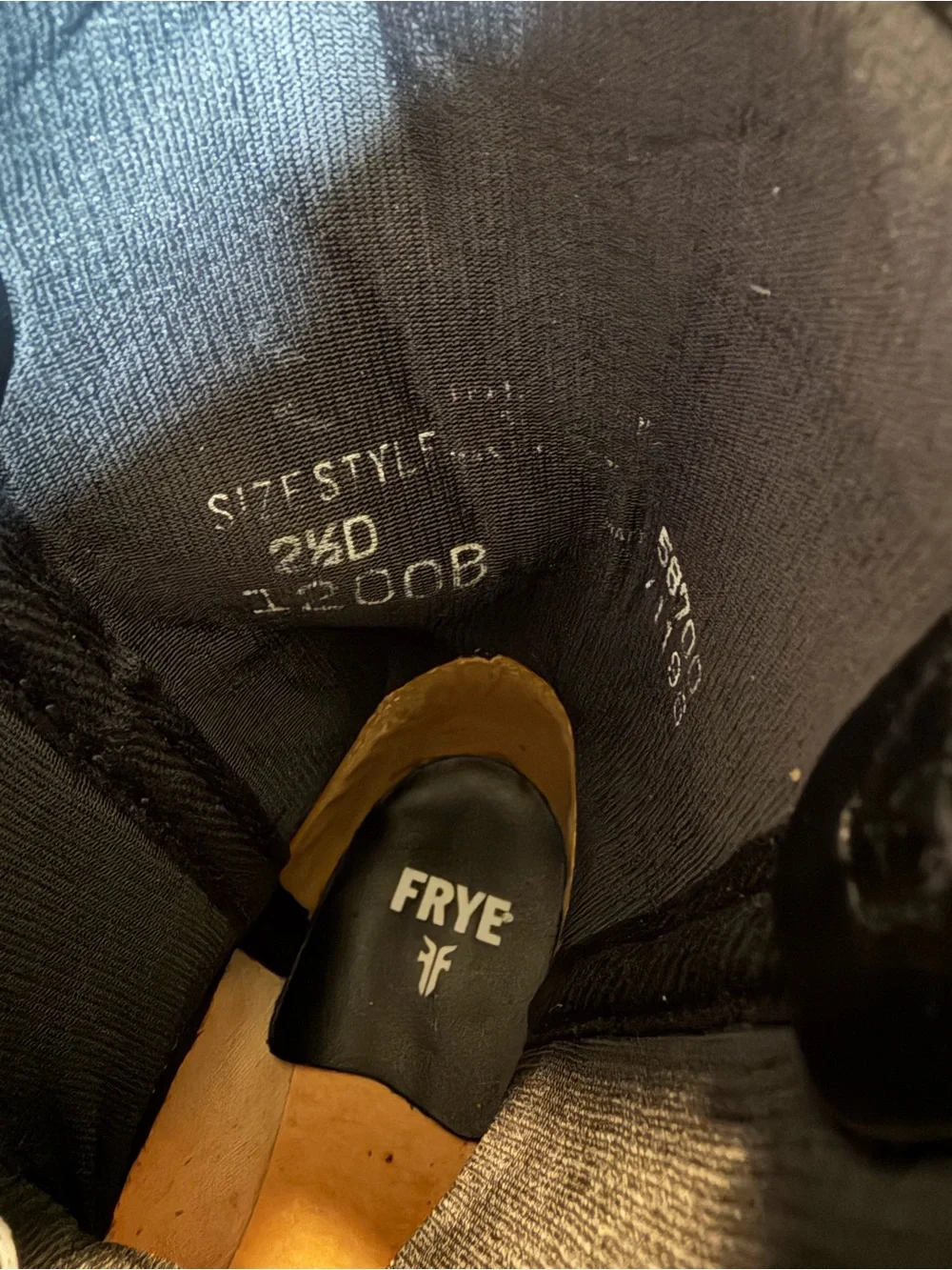 Frye NEW Youth Vintage Small Frye Pull On Harness Boots Black Size 2.5 #267086